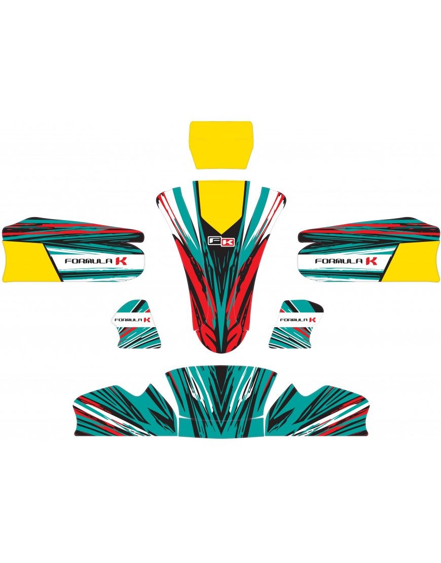 FK Sticker Kit mini kart