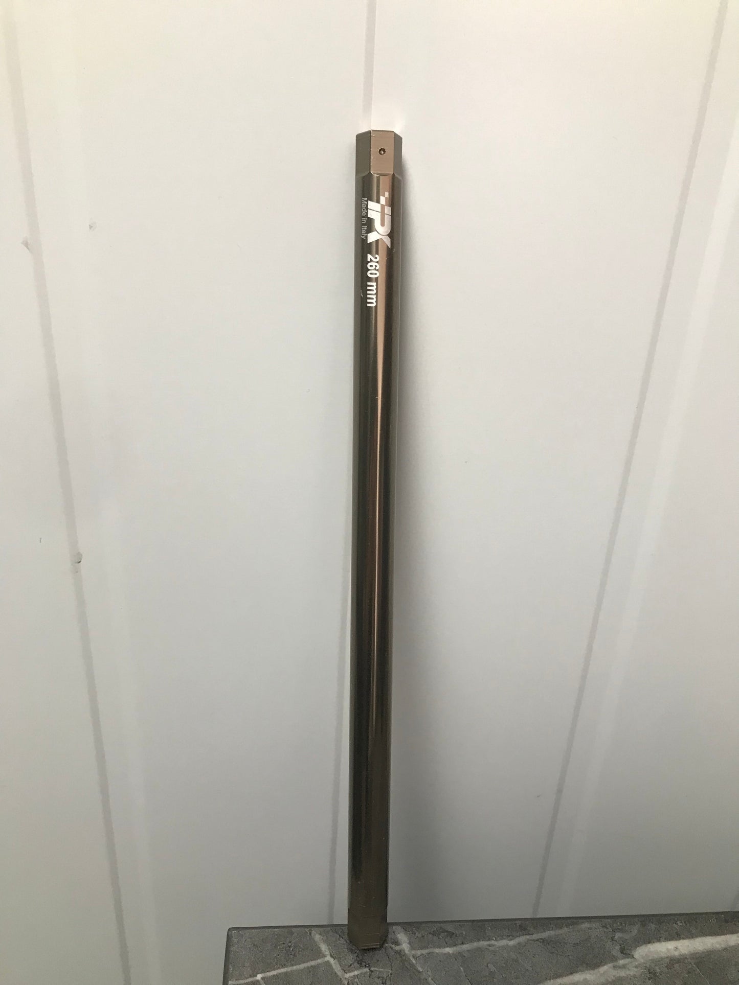 Tie rod L.260mm anodized titan gold