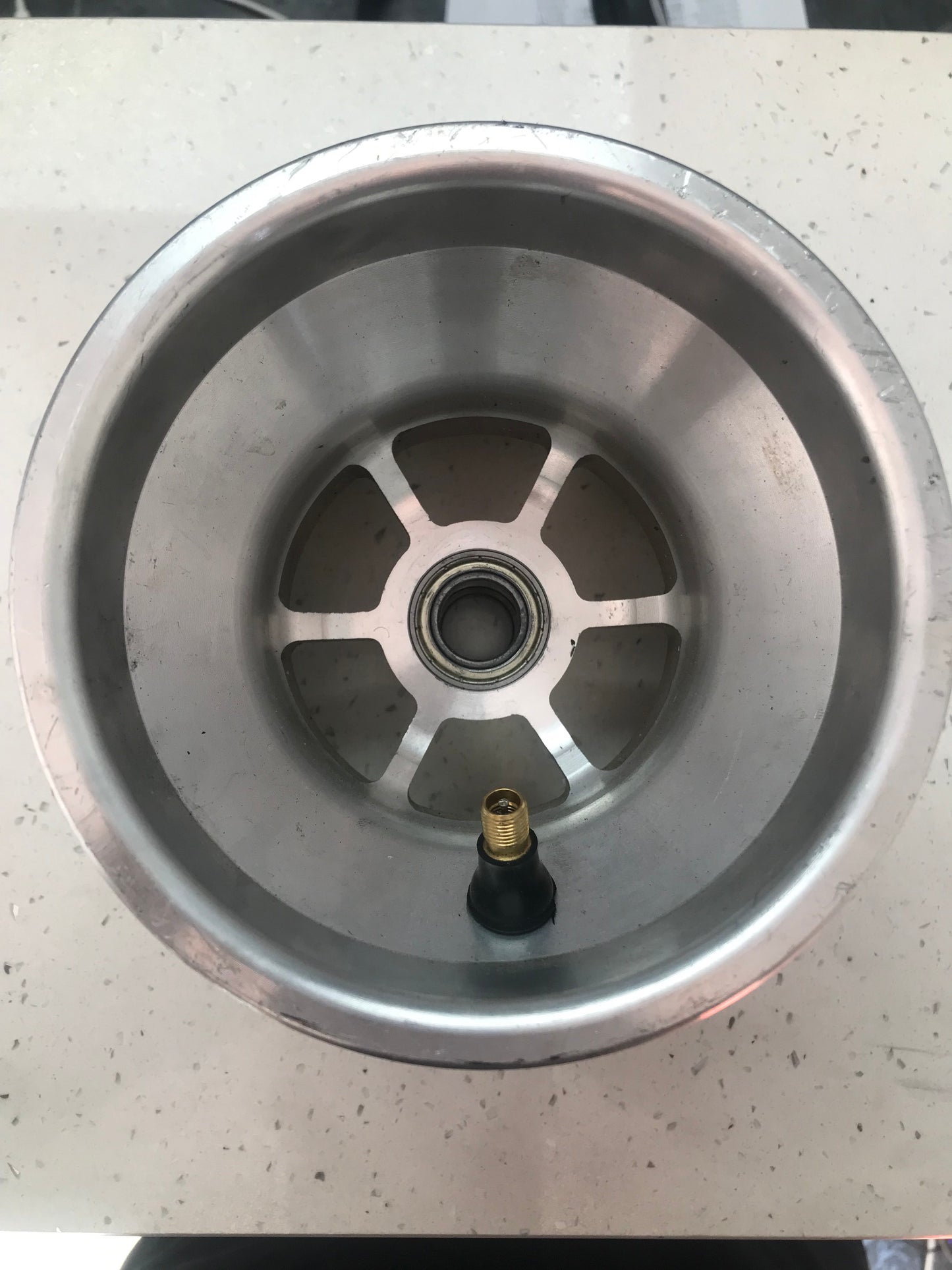 Vented aluminium front rim 130mm (Rain)(SET OF 2)