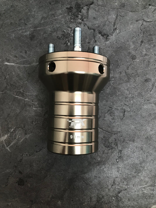 Allu 90mm front hub Ø25x90mm