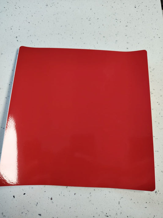 Red Number Backing